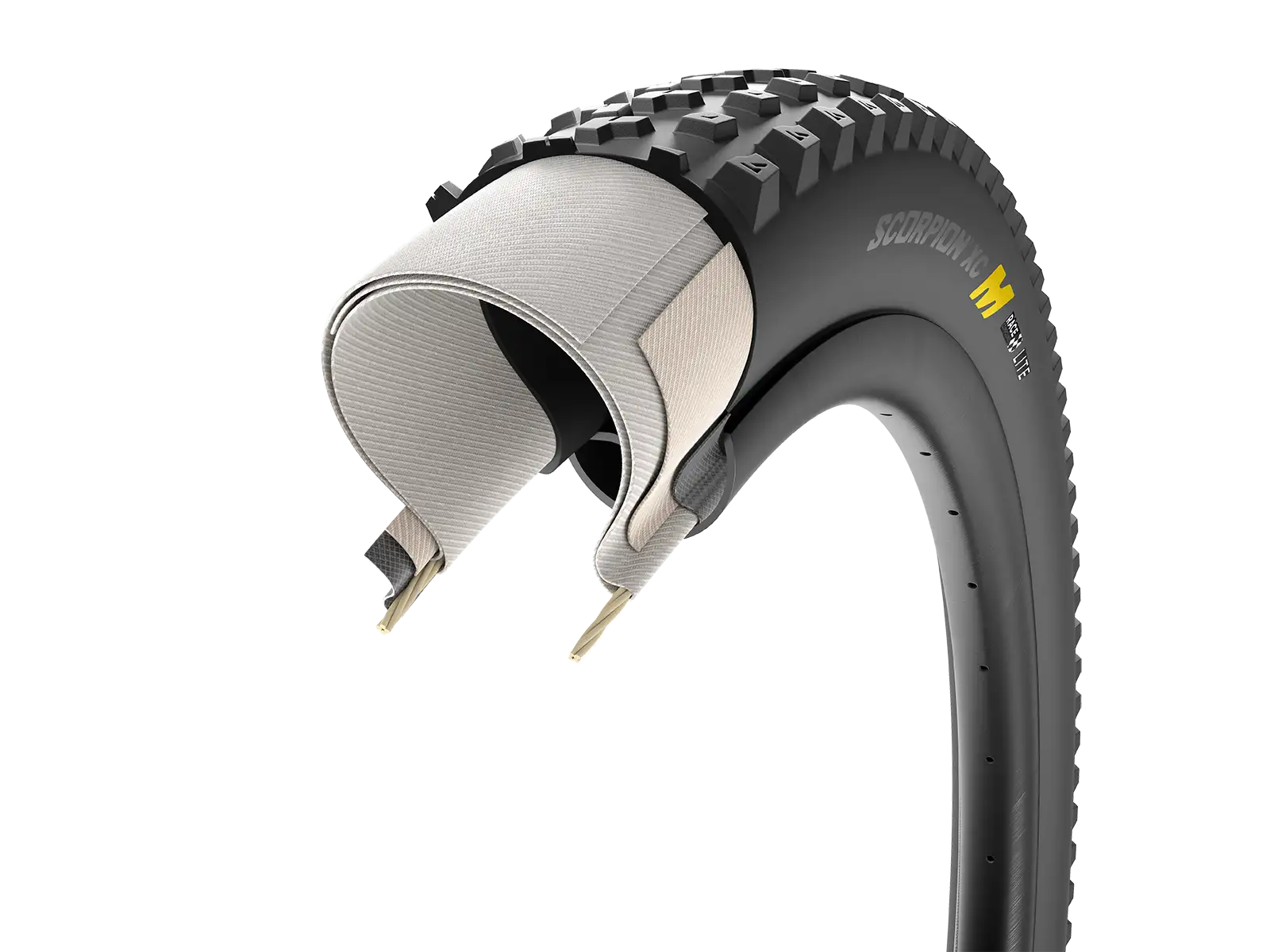 Pirelli Scorpion XC M Team Edition Lite 29x2,4" opona kevlar srebrny