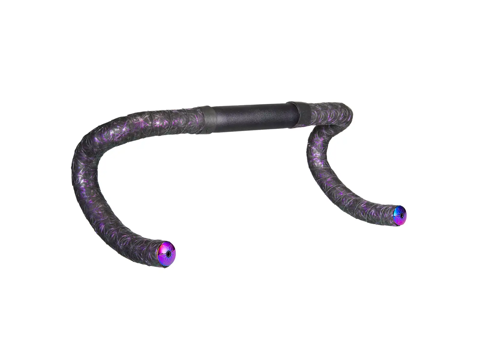 Supacaz Super Sticky Kush Splat owijki Oil Slick/Oil Slick zaślepki