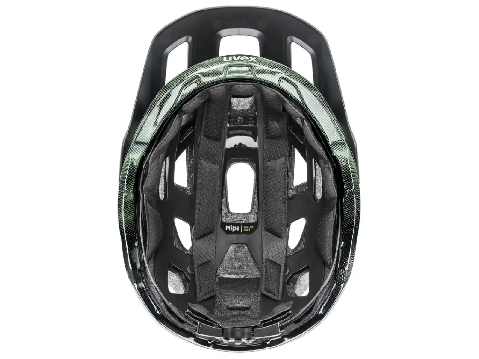 Uvex React MIPS MTB kask Moss Green/Black Matt