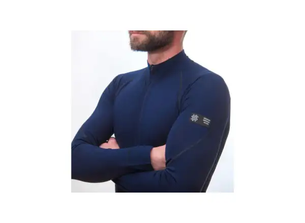 Sensor Merino Active męska koszulka długi rękaw Deep Blue