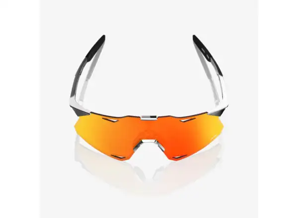 100% Hypercraft okulary Black Chrome/HiPER Red Mirror