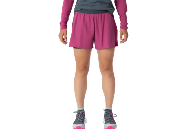 Dynafit Alpine Pro 2w1 damskie spodenki do biegania Magenta