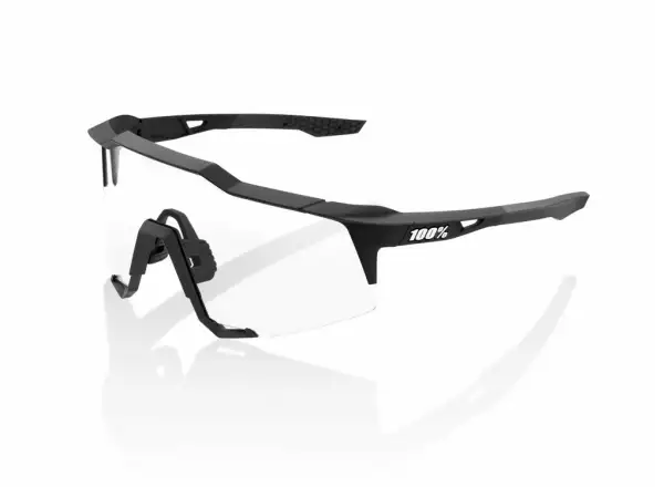 100% Performance Speedcraft okulary rowerowe Soft Tact Black/HIPER Red Multilay