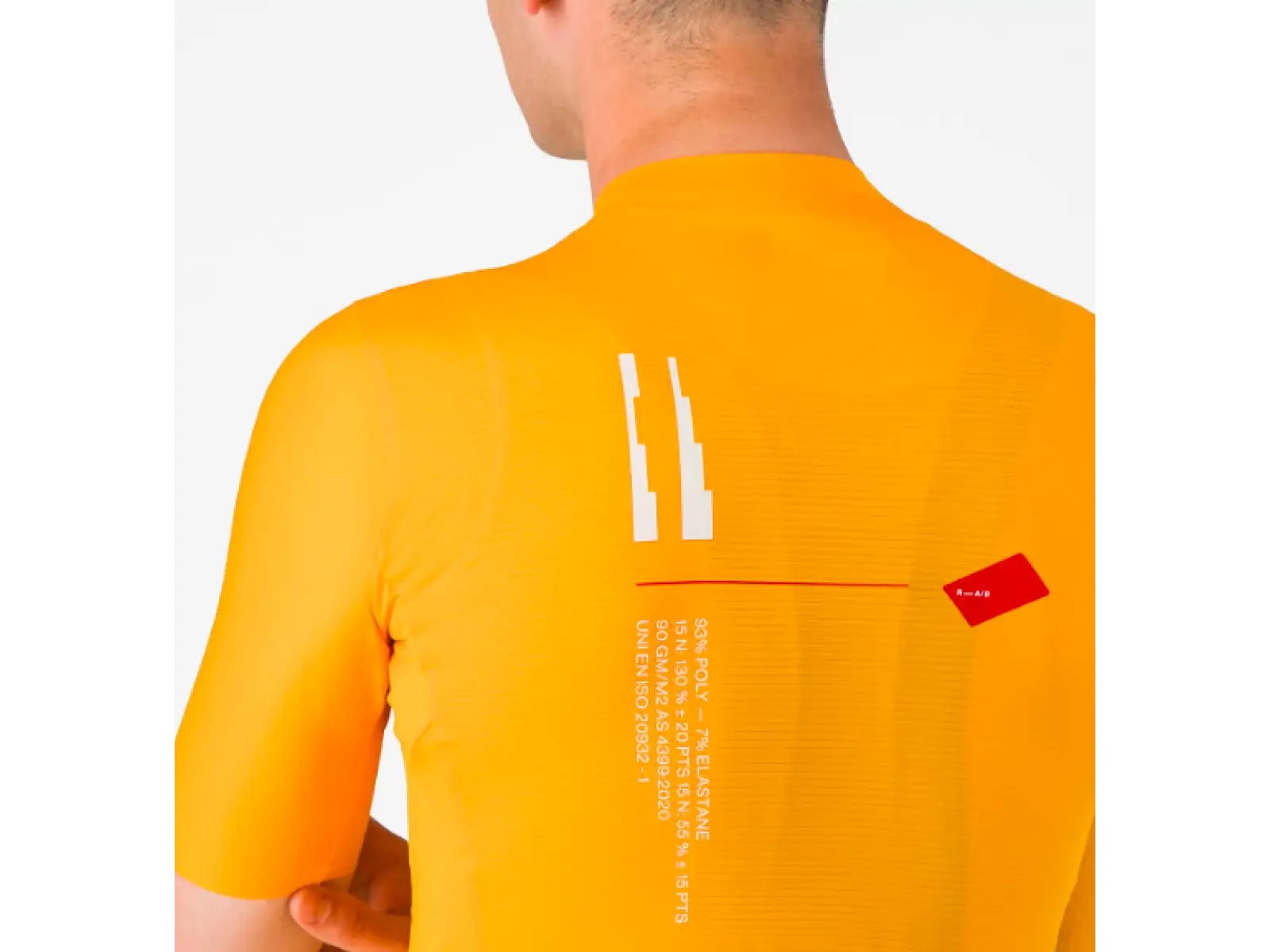 Castelli Espresso R-A/D męska koszulka z krótkim rękawem Vivid Orange