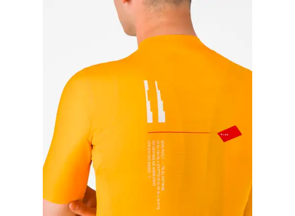 Castelli Espresso R-A/D męska koszulka z krótkim rękawem Vivid Orange