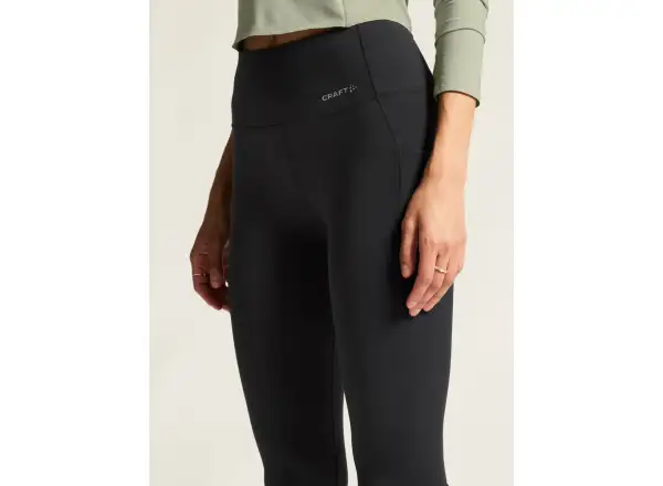 Craft Essence Capri damskie spodnie 3/4 czarna