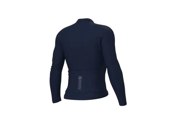Alé Pragma Color Block męska koszulka rowerowa z długim rękawem Navy Blue