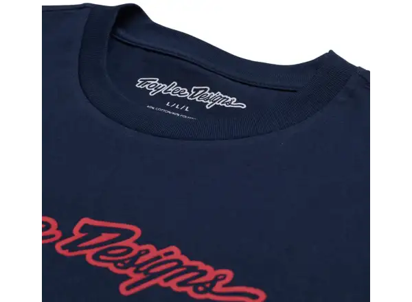 Troy Lee Designs Signature koszulka krótki rękaw Navy