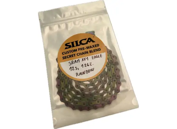 Silca nasmarowany łańcuch Sram XX1 Eagle 12sp. Rainbow