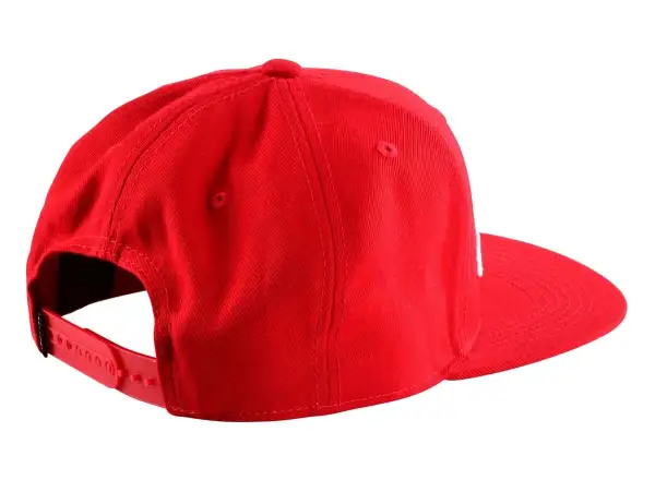 Troy Lee Designs Signature Snapback czapka Red/White