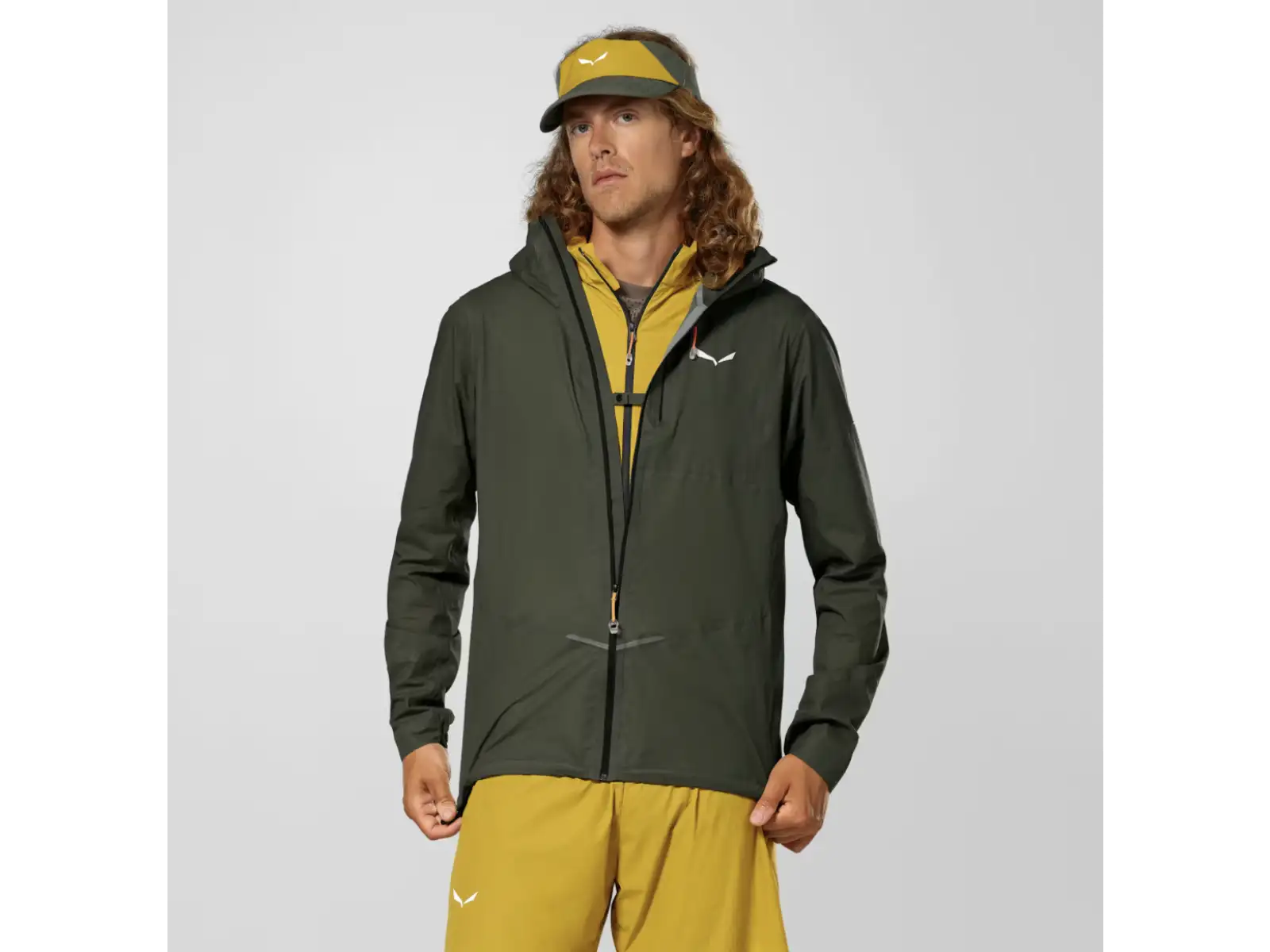 Salewa Pedroc 2 Powertex 2.5 Light męska kurtka Faded Green