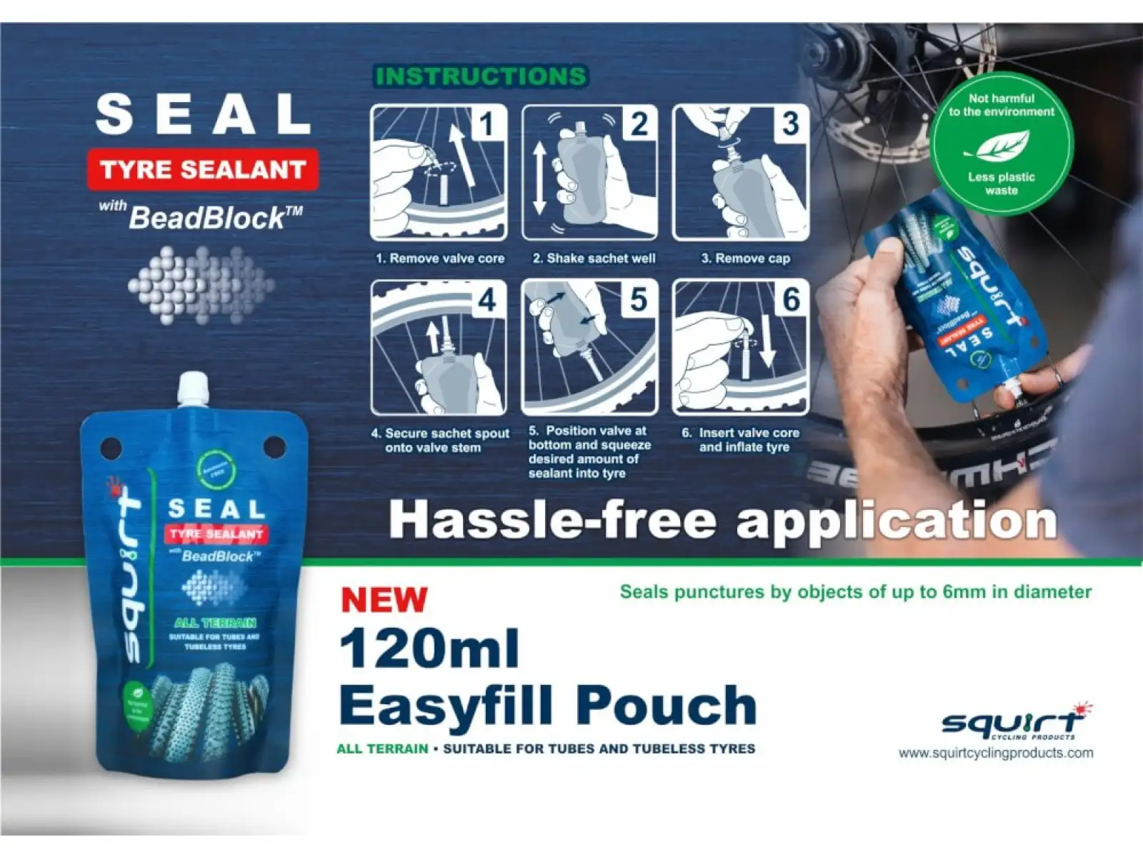 Squirt seal uszczelniacz bezdętkowy 120 ml