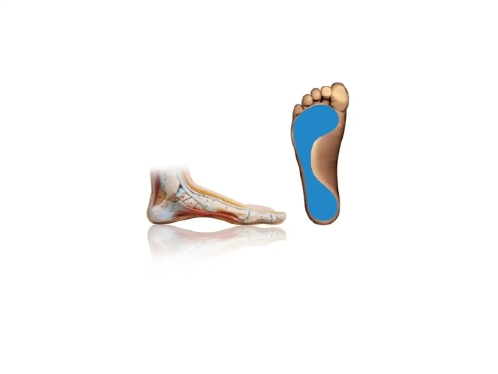 Sidas 3feet Comfort CZ Mid Arch wkładki do butów średnie sklepienie 1 para