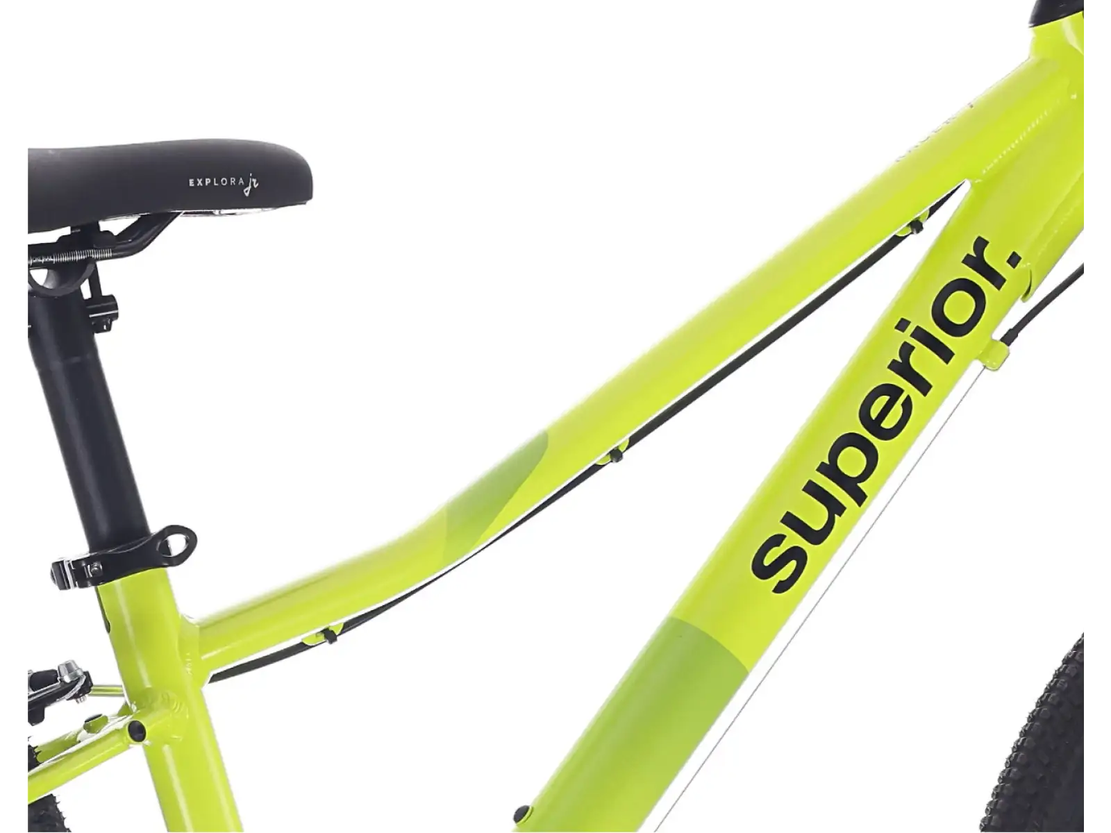 Superior RACER 24 rower dziecięcy Matte Radioactive Yellow