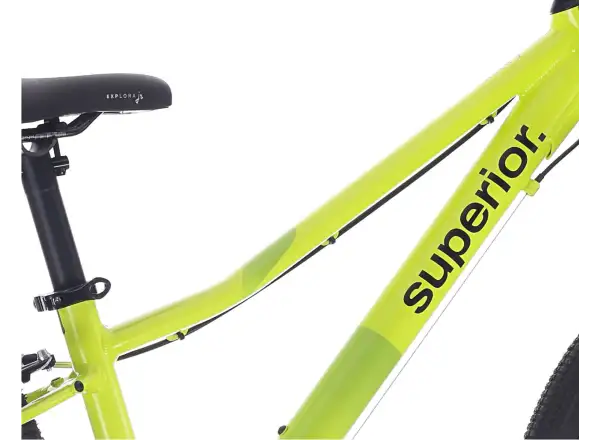 Superior RACER 24 rower dziecięcy Matte Radioactive Yellow