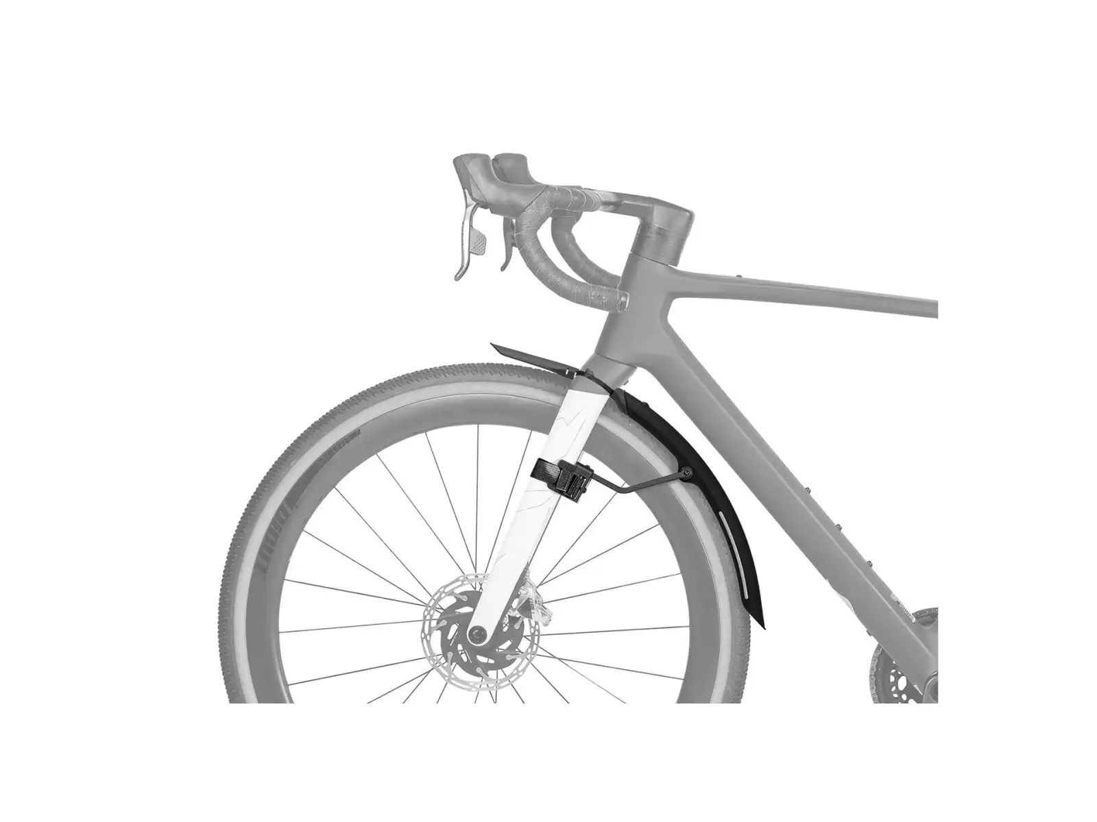 Topeak TetraFender G1 przedni gravel błotnik reflective sticker