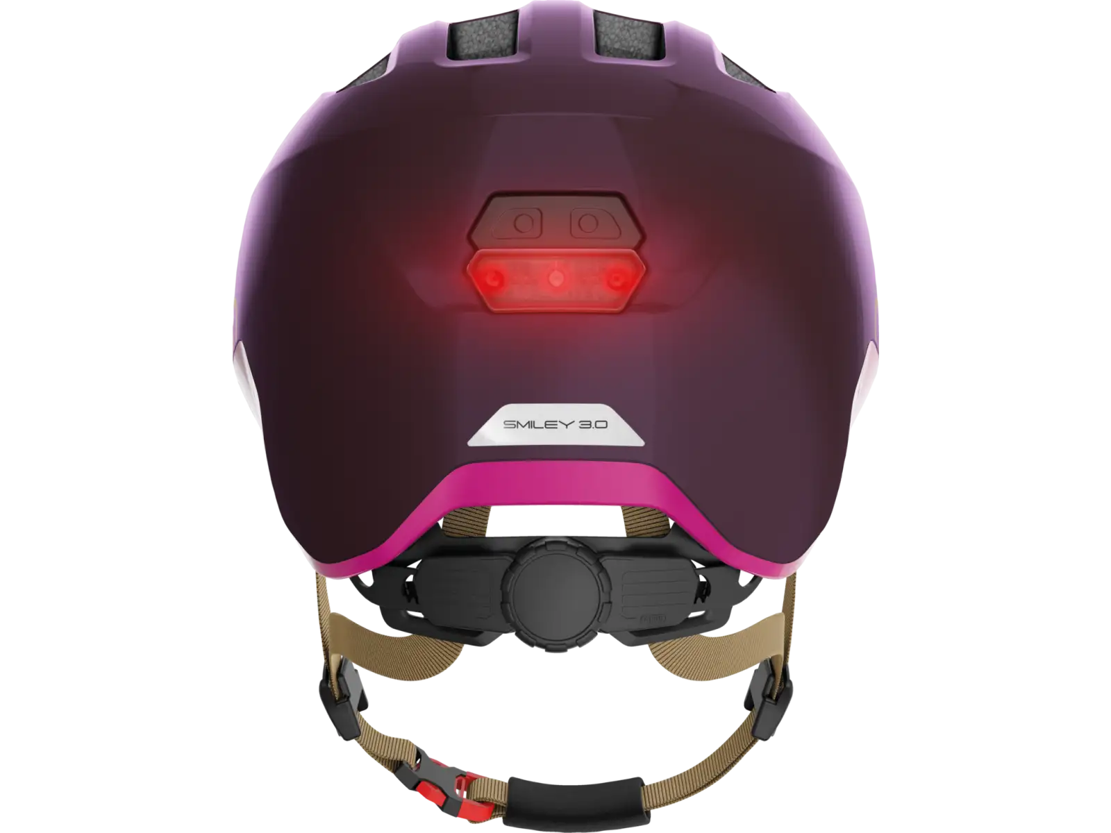 Abus Smiley 3.0 ACE LED kask dziecięcy Royal Purple