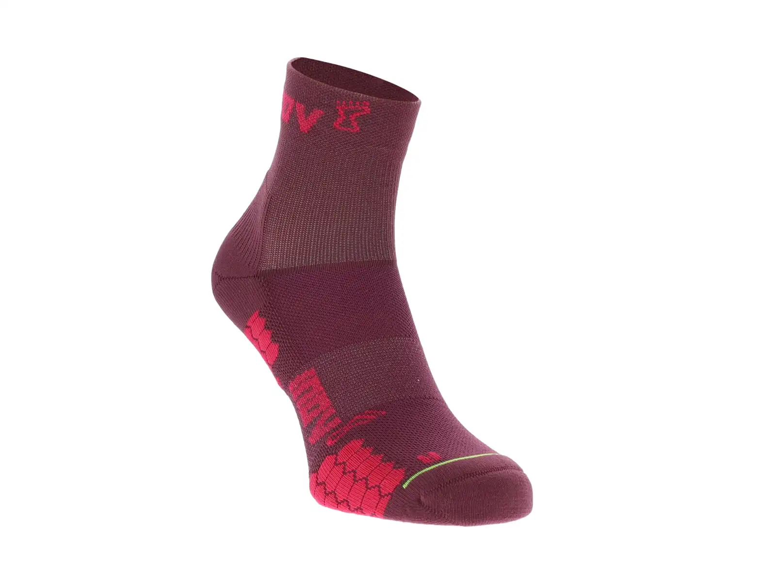 Inov-8 Trailfly średniej wysokości skarpety teal/purple