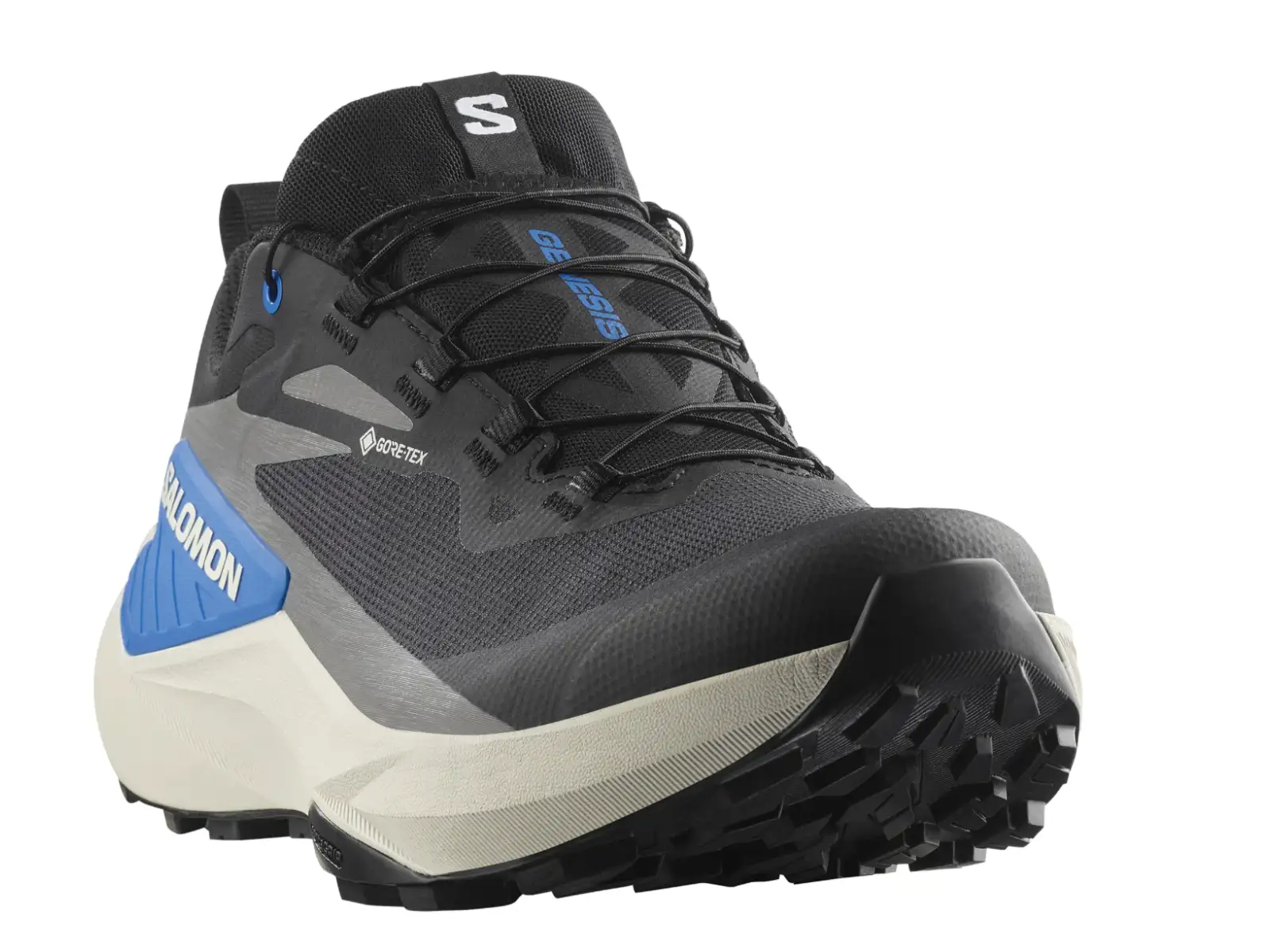 Salomon Genesis GTX męskie buty do biegania Black/Lunar Rock