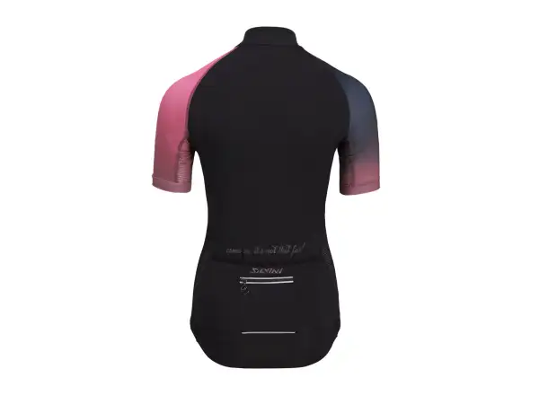 Silvini Mazzana damski dres krótki rękaw Black/Fuchsia