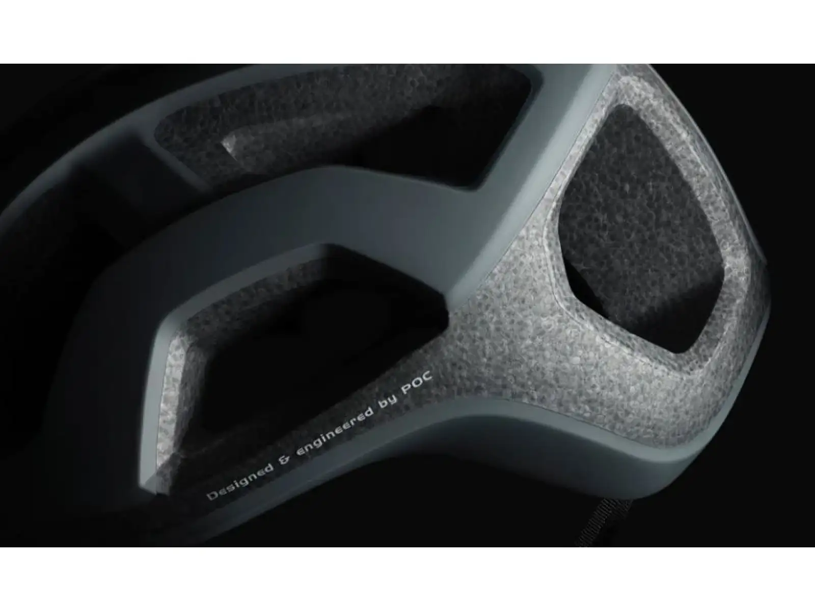 POC Ventral Lite kask Uranium Black/Hydrogen White Matt