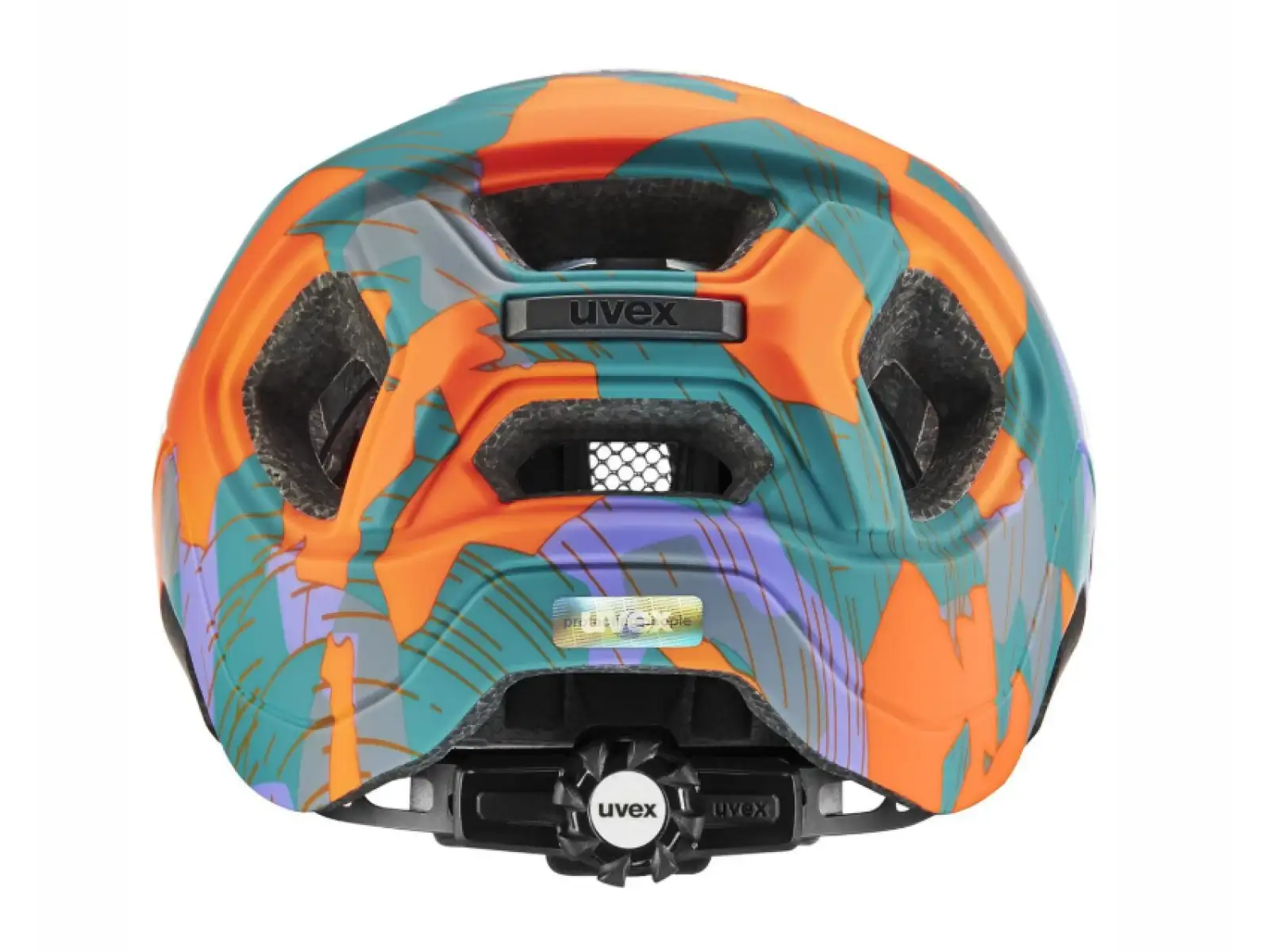 Uvex React Jr. dziecięcy kask Papaya/Camo Matt