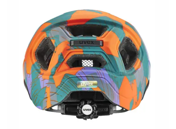 Uvex React Jr. dziecięcy kask Papaya/Camo Matt