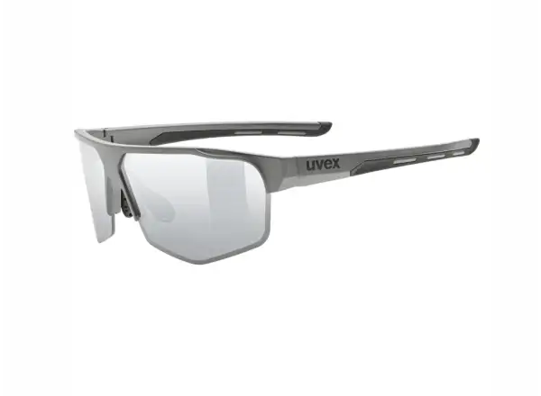 Uvex Axos Zestaw okulary Grey Matt/Mirror Silver
