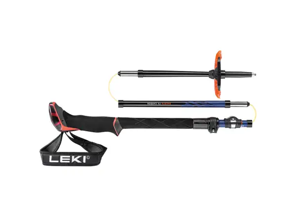 Leki Sherpa FX Carbon kijki trekkingowe Midnight blue/Dark blue/Bright red rozmiar 110 - 130 cm