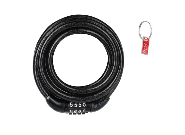 Force S8/1800 mm zamek szyfrowy czarny