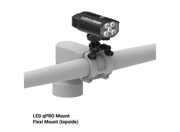 Lezyne LED qPRO Mount uchwyt lampki Black