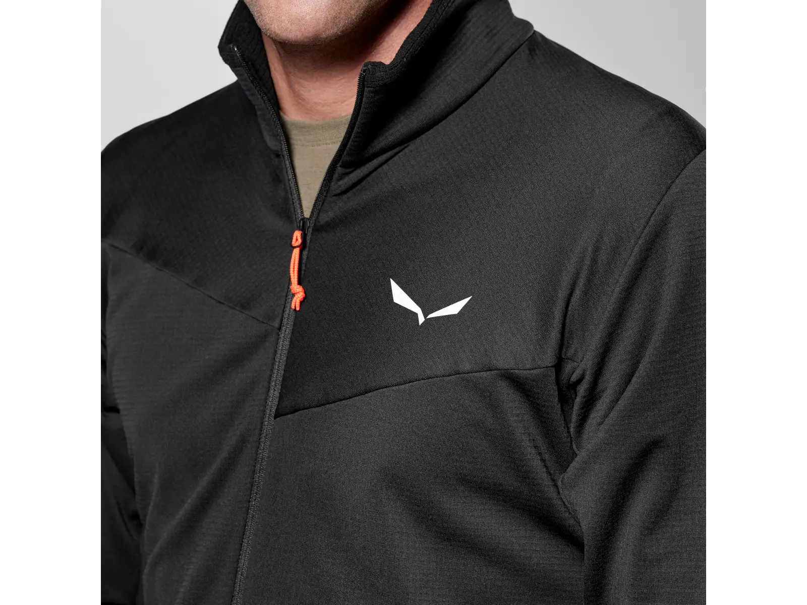 Salewa Puez Cammino Polarlite Half-Zip męska bluza Black Out
