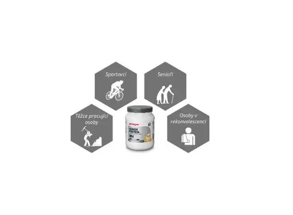 Sponser Senior napój proteinowy z kolagenem Chocolate 455 g