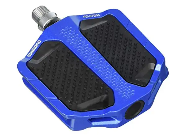 SHIMANO PD-EF205 Flat platformowe pedały niebieska