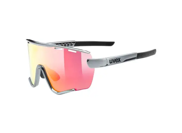 Uvex Sportstyle 236 okulary Set Silicium / Mirror Red