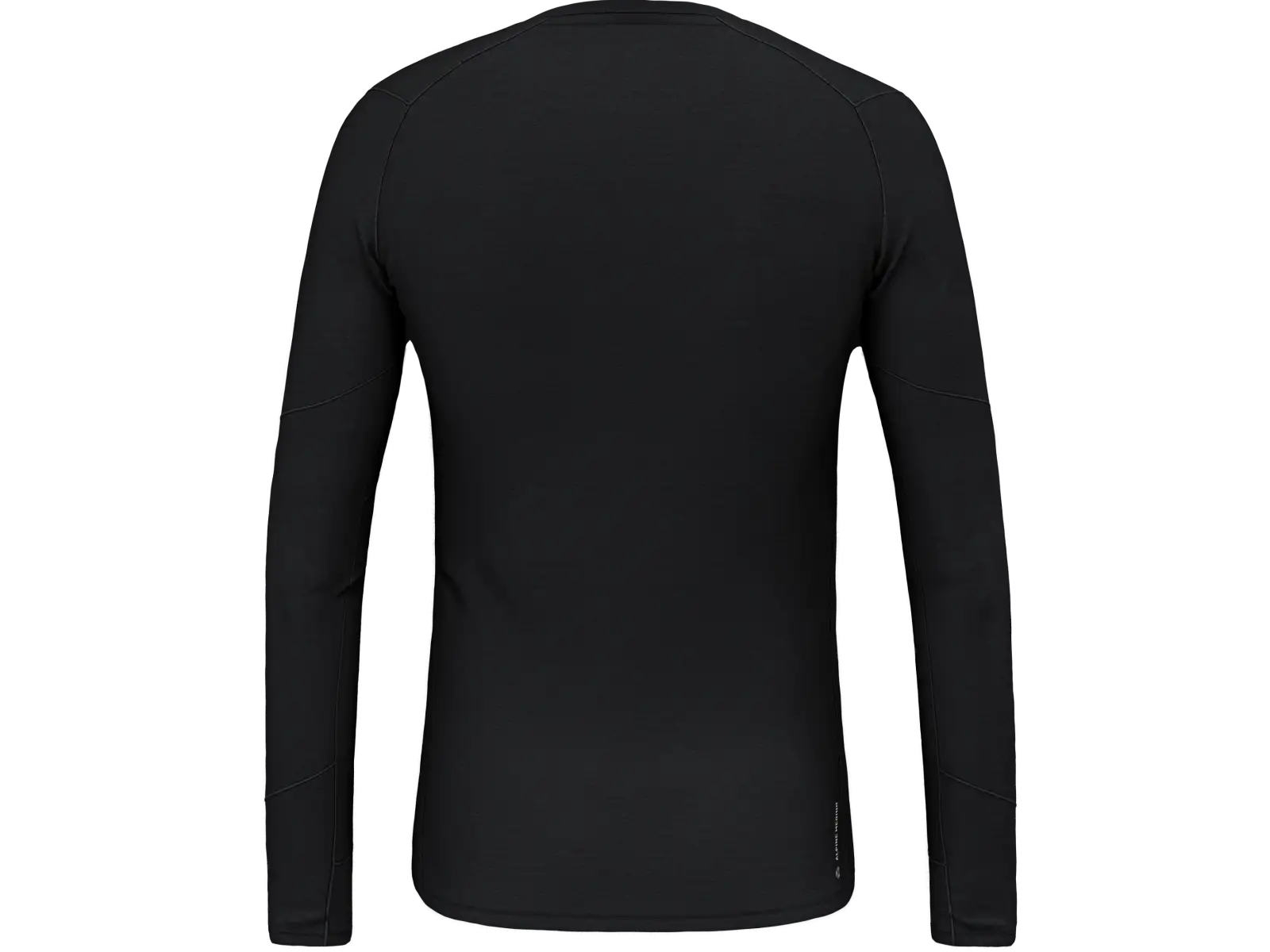 Salewa Cristallo Warm Alpine Merino Responsive męska koszulka z długim rękawem Black Out Melange