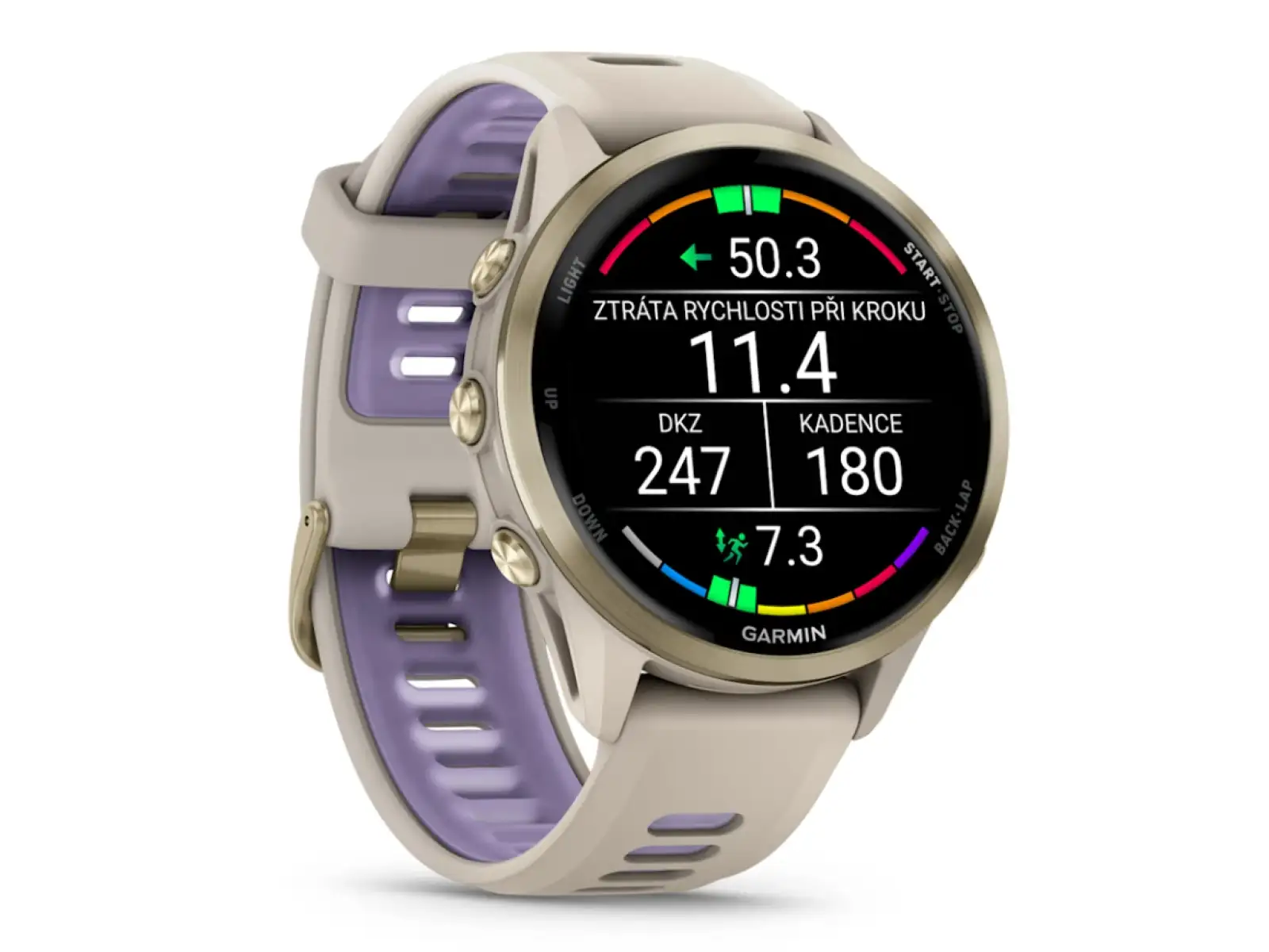 Garmin Forerunner 970 inteligentny zegarek French Grey/Indigo