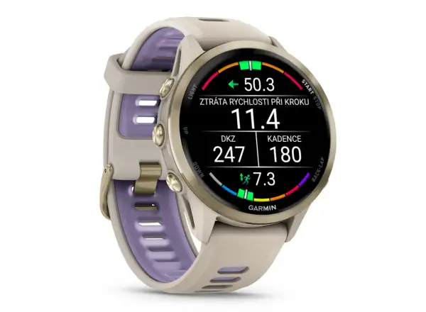 Garmin Forerunner 970 inteligentny zegarek French Grey/Indigo