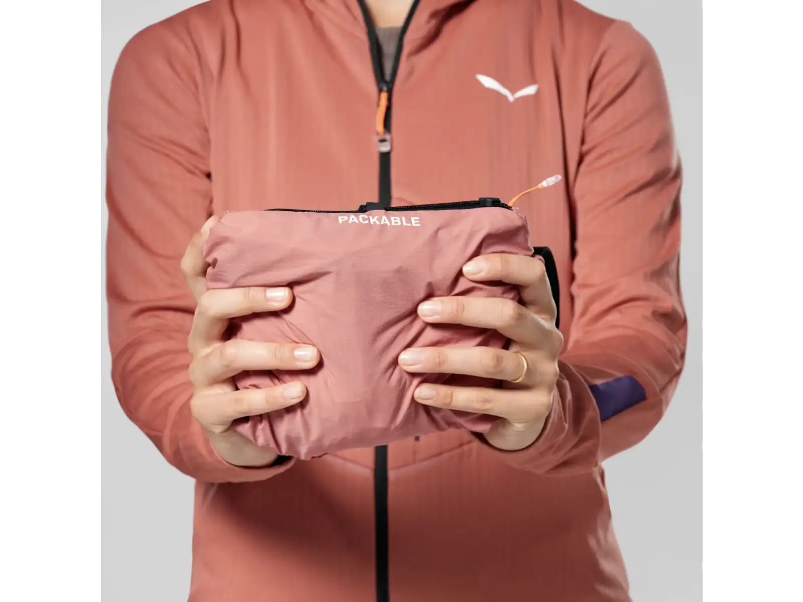 Salewa Pedroc Wind Light damska kurtka Desert Pink