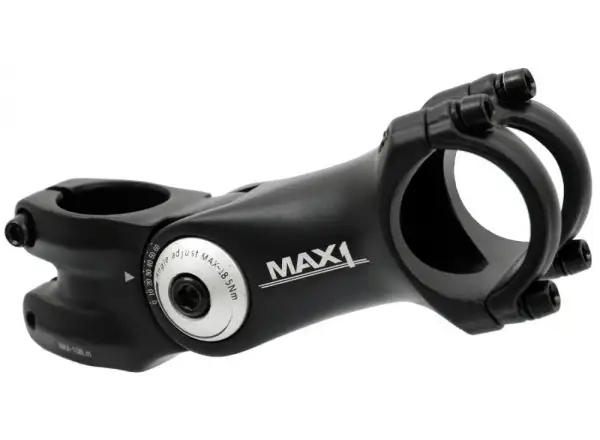 MAX1 regulowany wspornik kierownicy 0-60°/31,8 mm czarny