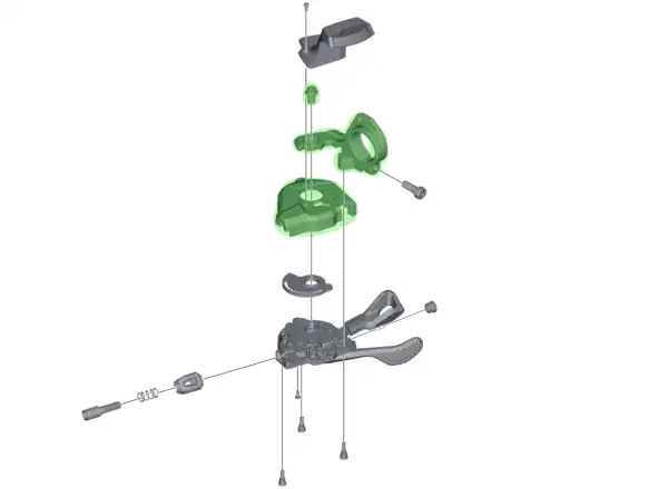Shimano XT SL-M8000 opaska zastępcza do dźwigni zmiany biegów z wskaźnikiem prawa
