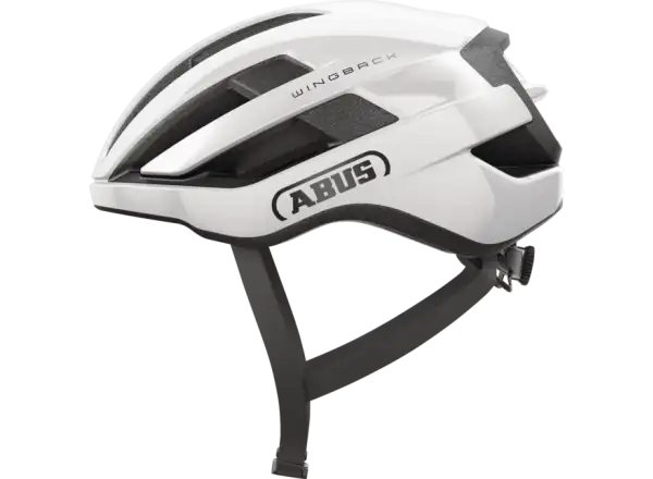 Abus WingBack kask rowerowy Shiny White