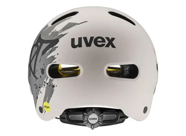 Uvex Kid 4 Style Mips kask dziecięcy Dirt Warm Grey Matt