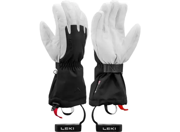 Leki Guide X-Treme narty rękawice Black/White