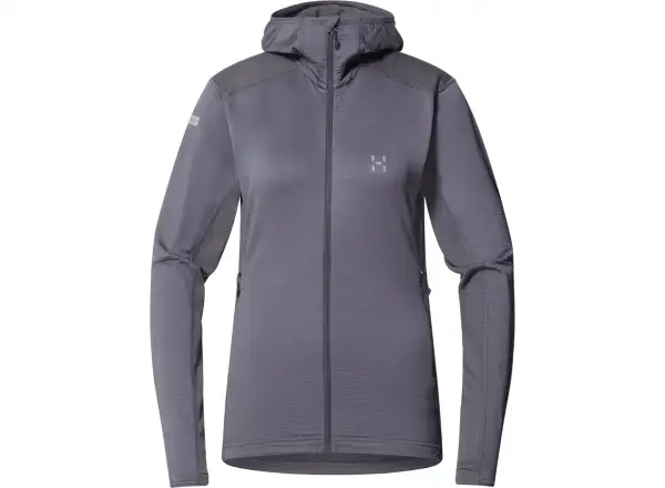 Haglöfs L.I.M Mid Multi Hood damska bluza z kapturem ciemnoszara