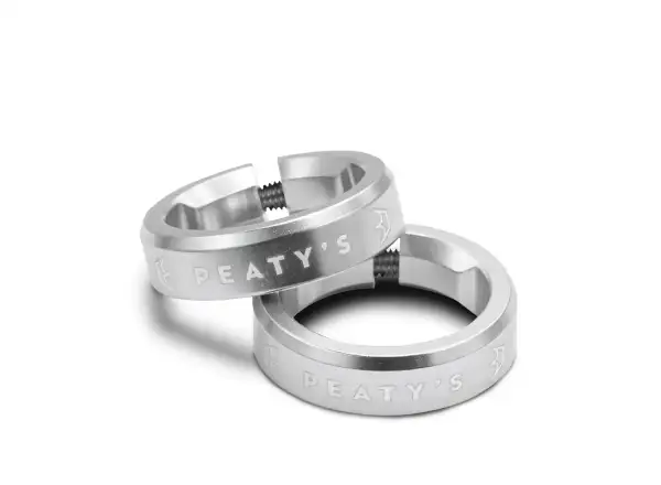 Peaty's Monarch Lock Ring obejma chwytu Silver