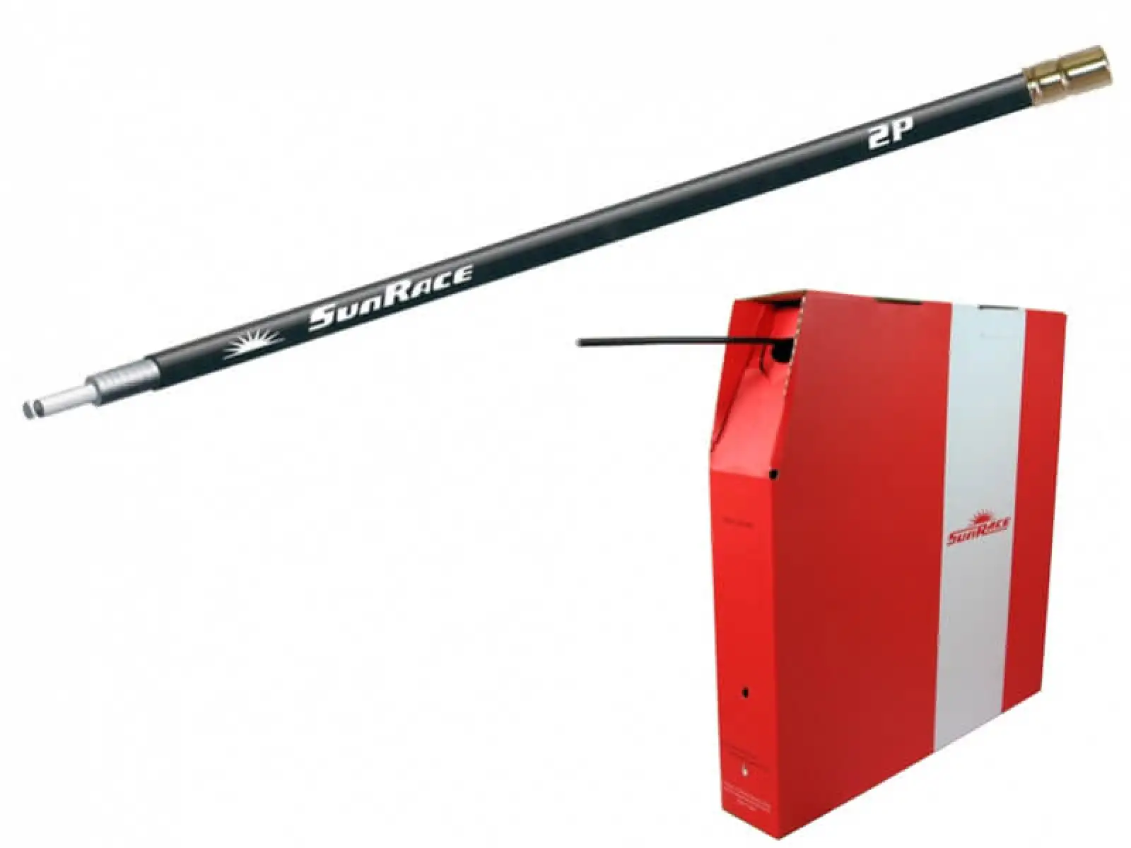 SunRace OCB2P przewód hamulcowy 5 mm czarny 1 m