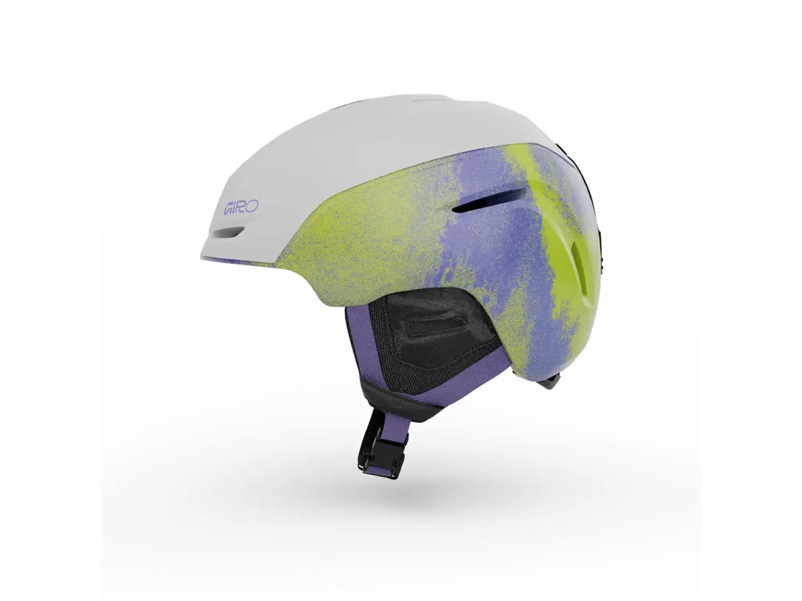 Giro Neo Jr. kask narciarski Mat White/Flo Green