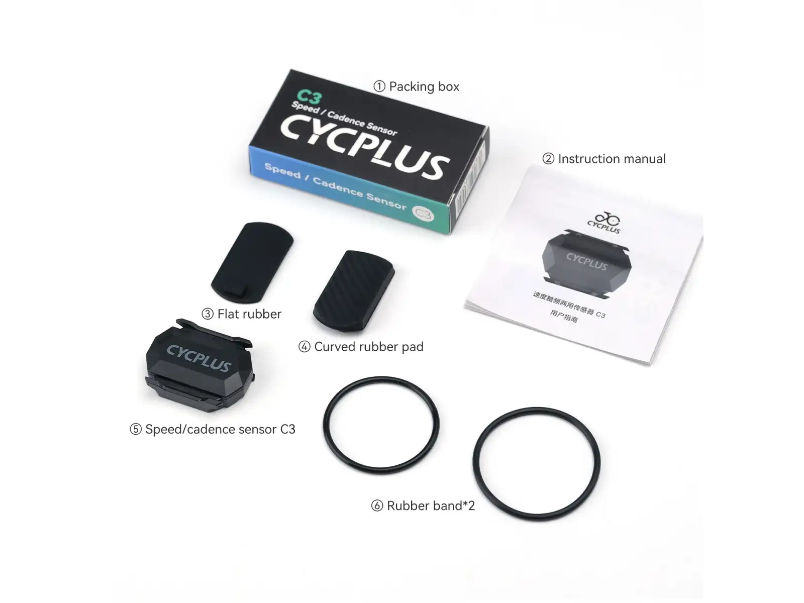 Cycplus C3 Czujnik kadencji i prędkości