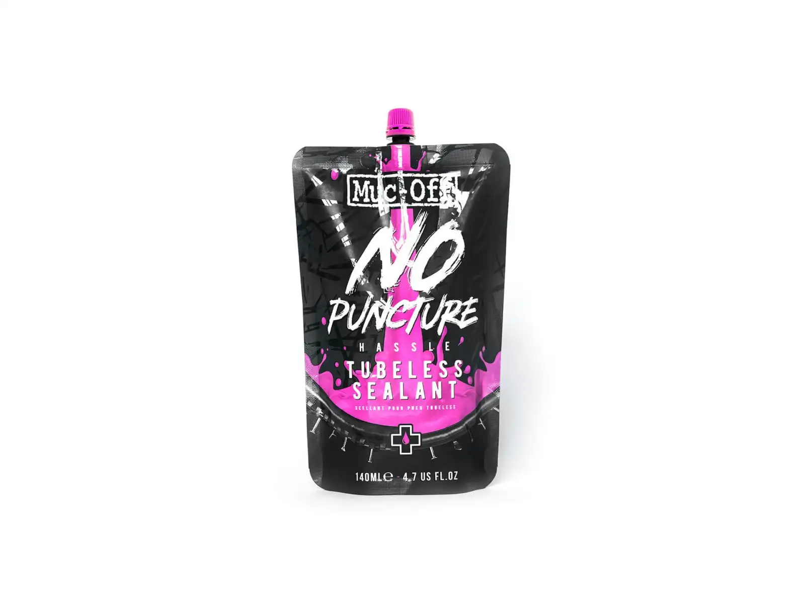 Muc Off No Puncture Hassle uszczelniacz 140 ml zestaw